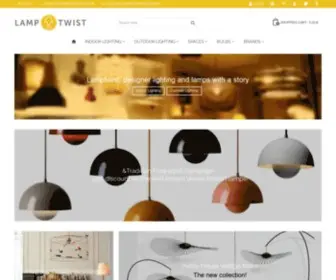 Lamptwist.com(Modern Designer Lighting and Lamps Online) Screenshot