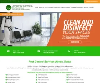 Lampuae.com(Pest Control Ajman) Screenshot