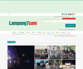 Lampung7.com(Berita Indonesia dan Internasional Terkini) Screenshot
