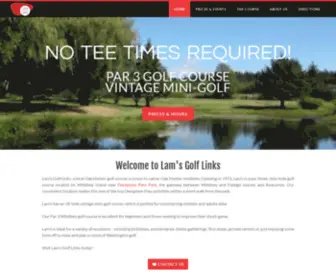 Lamsgolflinks.com(Lams Golf Links) Screenshot