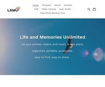 Lamu.io(Life and Memories Unlimited) Screenshot