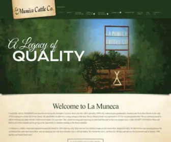 Lamunecacattle.com(La Muneca) Screenshot