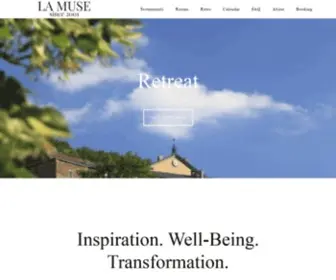 Lamuseretreat.com(Artists and Writers Retreat) Screenshot