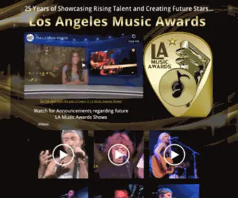 Lamusicawards.com(The LA Music Awards) Screenshot