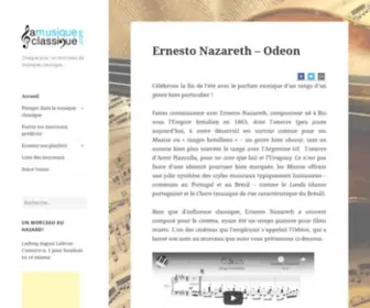 Lamusiqueclassique.com(La musique classique) Screenshot