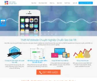 Lamwebchuanseo.com(Thiết kế website bán hàng online chuyên nghiệp) Screenshot