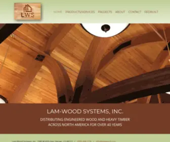 Lamwood.com(Lam-Wood Systems) Screenshot