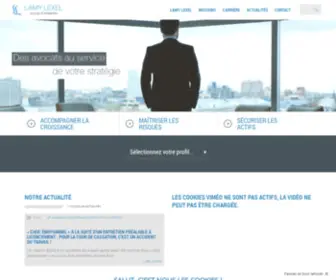 Lamy-Lexel.com(Avocats droit des affaires) Screenshot