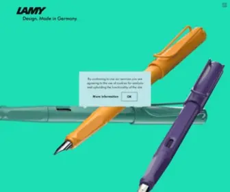 Lamy.com(LAMY) Screenshot
