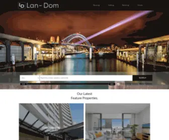 Lan-Dom.com.au(Lan-Dom Real Estate) Screenshot