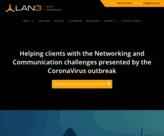 Lan3.co.uk(LAN3 Home) Screenshot