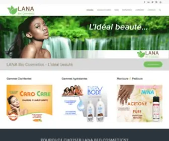 Lana-Biocosmetics.com(LANA Bio Cosmetics) Screenshot