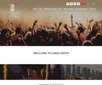 Lana-Group.com(Lana Group Qatar) Screenshot