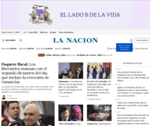 Lanacion.com.ar(Últimas noticias de Argentina y el mundo) Screenshot