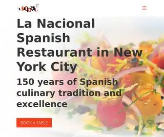 Lanacionalrestaurant.com(La Nacional Restaurant NYC) Screenshot