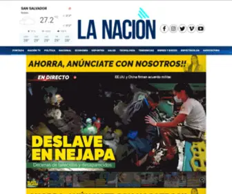 Lanacionsv.com(La Nación SV) Screenshot