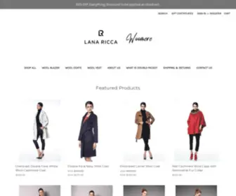 Lanairicca.com(Lana Ricca) Screenshot