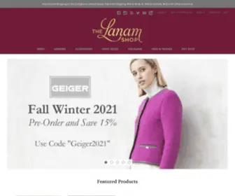 Lanamshop.com(The Lanam Shop) Screenshot