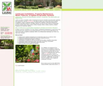 Lanarc.com(Landscaping Services in Raleigh Area From Lanarc) Screenshot