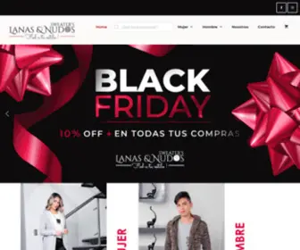 Lanasynudos.com(Tienda de Ropa Online Colombia Lanas y Nudos Sweaters) Screenshot