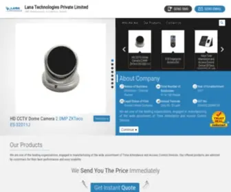 Lanatech.co.in(Lana Technologies Private Limited) Screenshot
