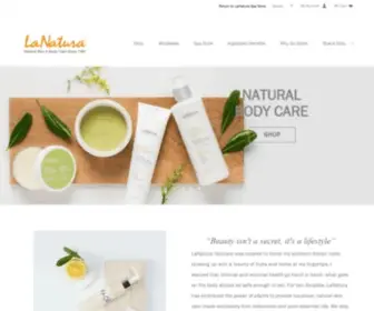 Lanatura.com(Natural Body & Skincare) Screenshot