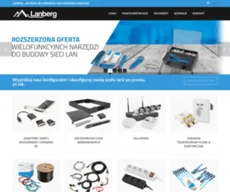 Lanberg.pl(Peryferia do rozbudowy sieci aktywnej i pasywnej) Screenshot