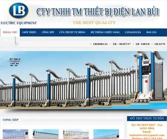 Lanbuielectric.com(CTY TNHH TM THIẾT BỊ ĐIỆN LAN BÙI) Screenshot