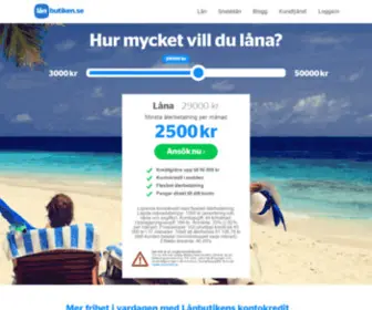 Lanbutiken.se(Låna pengar direkt up tillkr) Screenshot