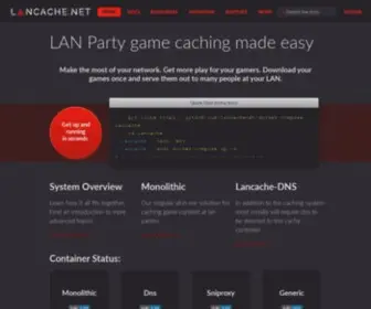 Lancache.net(LAN Party game caching made easy) Screenshot