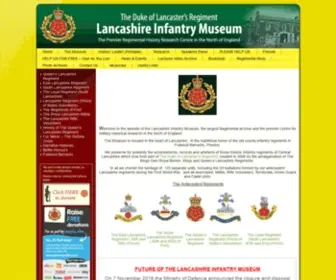 Lancashireinfantrymuseum.org.uk(The Duke of Lancaster\'s Regiment Lancashire Infantry Museum) Screenshot