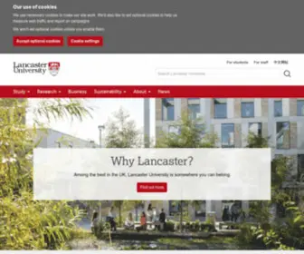 Lancaster-University.co.uk(Lancaster University) Screenshot
