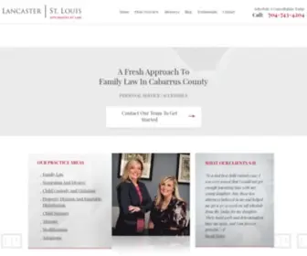Lancasterandstlouis.com(Concord NC Family Law Attorneys) Screenshot