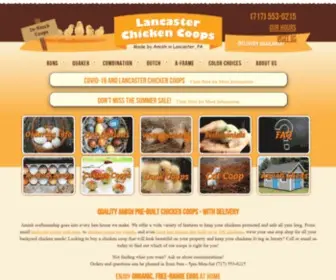 Lancasterchickencoops.com(Buy Chicken Coops. Amish Chicken Coops) Screenshot