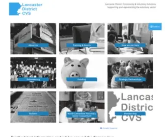 LancastercVs.org.uk(Lancaster District Community & Voluntary Solutions) Screenshot