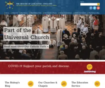 Lancasterdiocese.org.uk(The Diocese of Lancaster) Screenshot