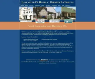 Lancasterhersheypahotels.com(Lancaster PA Hotels) Screenshot