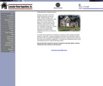 Lancasterhomeinspections.com(Lancaster Home Inspection) Screenshot