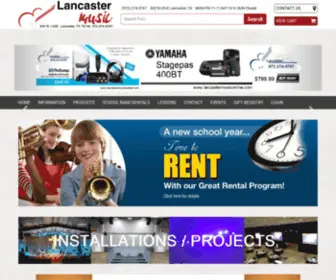 Lancastermusiconline.com(Lancaster Music School) Screenshot