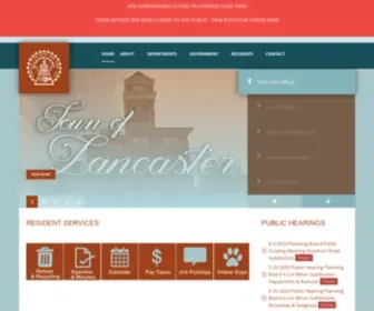 Lancasterny.gov(Town of Lancaster) Screenshot