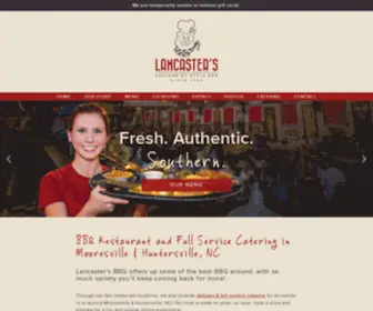 Lancastersbbq.com(Lancaster's BBQ) Screenshot