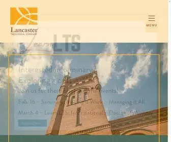 Lancasterseminary.edu(Lancaster Theological Seminary) Screenshot