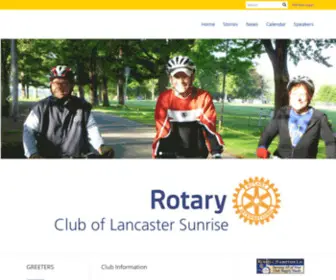 Lancastersunriserotaryofpa.com(Rotary Club of Lancaster Sunrise) Screenshot