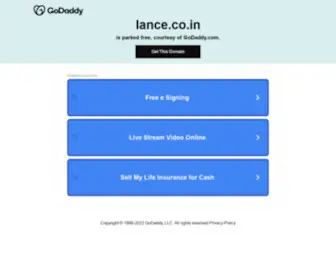Lance.co.in(Lance) Screenshot