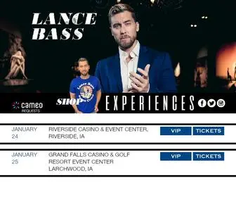 Lancebass.com(VIP Experience Passes and Tickets) Screenshot