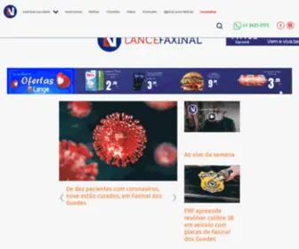 Lancefaxinal.com.br(Notícias) Screenshot