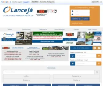 Lanceja.com.br(Lance Já Leilões) Screenshot