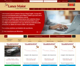 Lancemaiorleiloes.com.br(Agenda de leilões) Screenshot