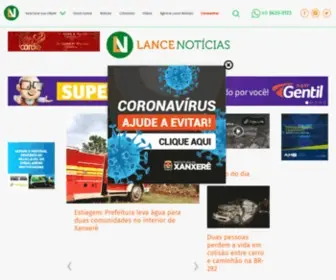 Lancenoticias.com.br(Lance Notícias) Screenshot