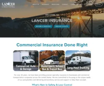 Lancerinsurance.com(Lancer Insurance Company) Screenshot